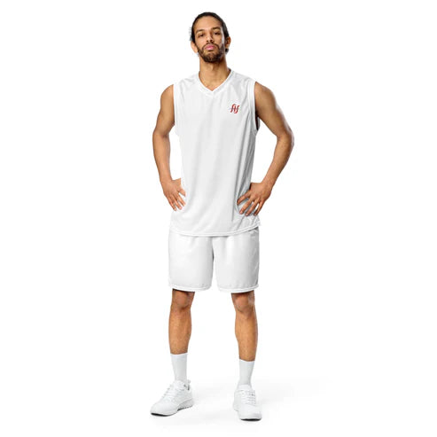 Recycled unisex basketball jersey