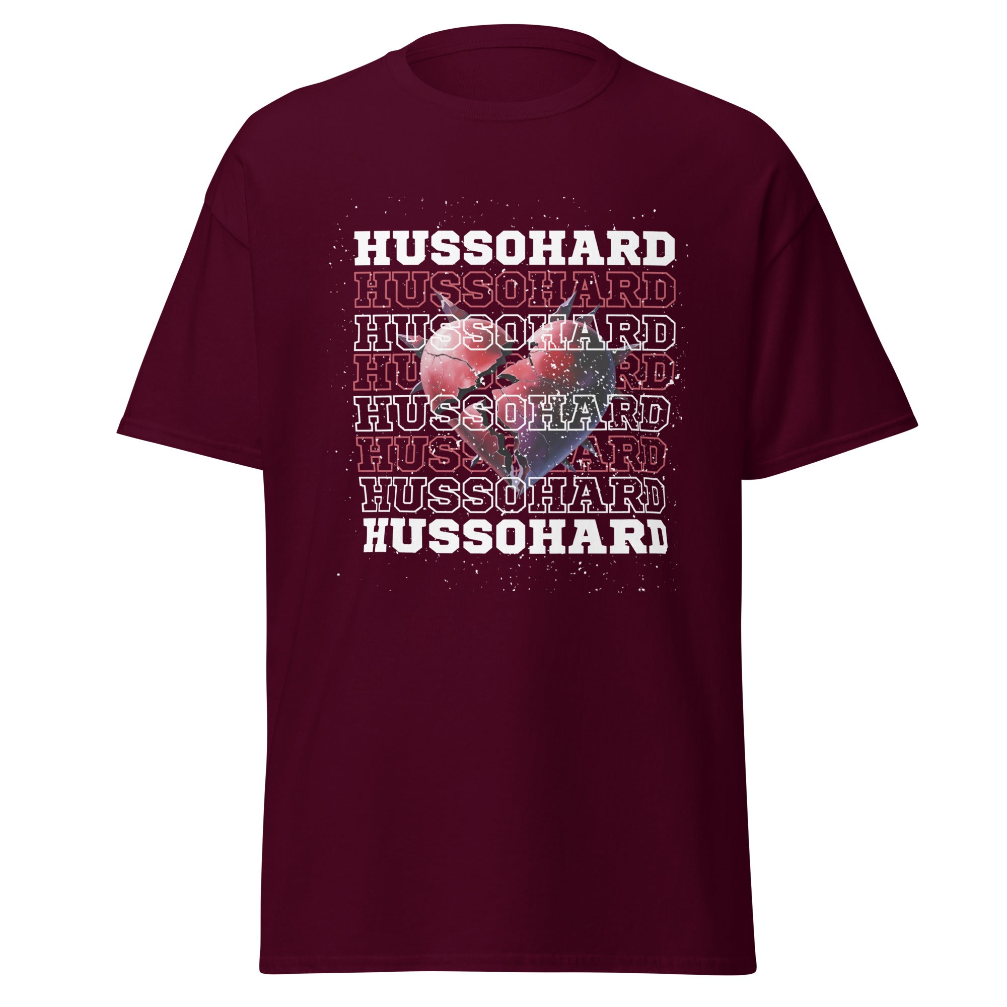 Men Husso Hard broken Heart classic tee
