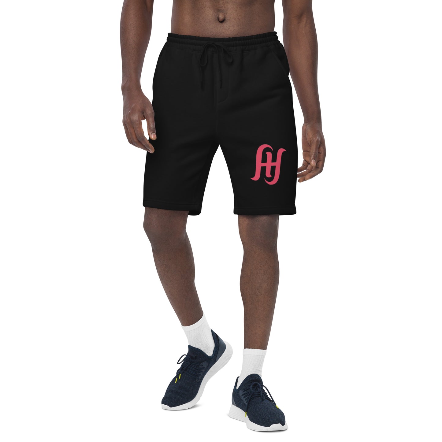 Men fleece shorts