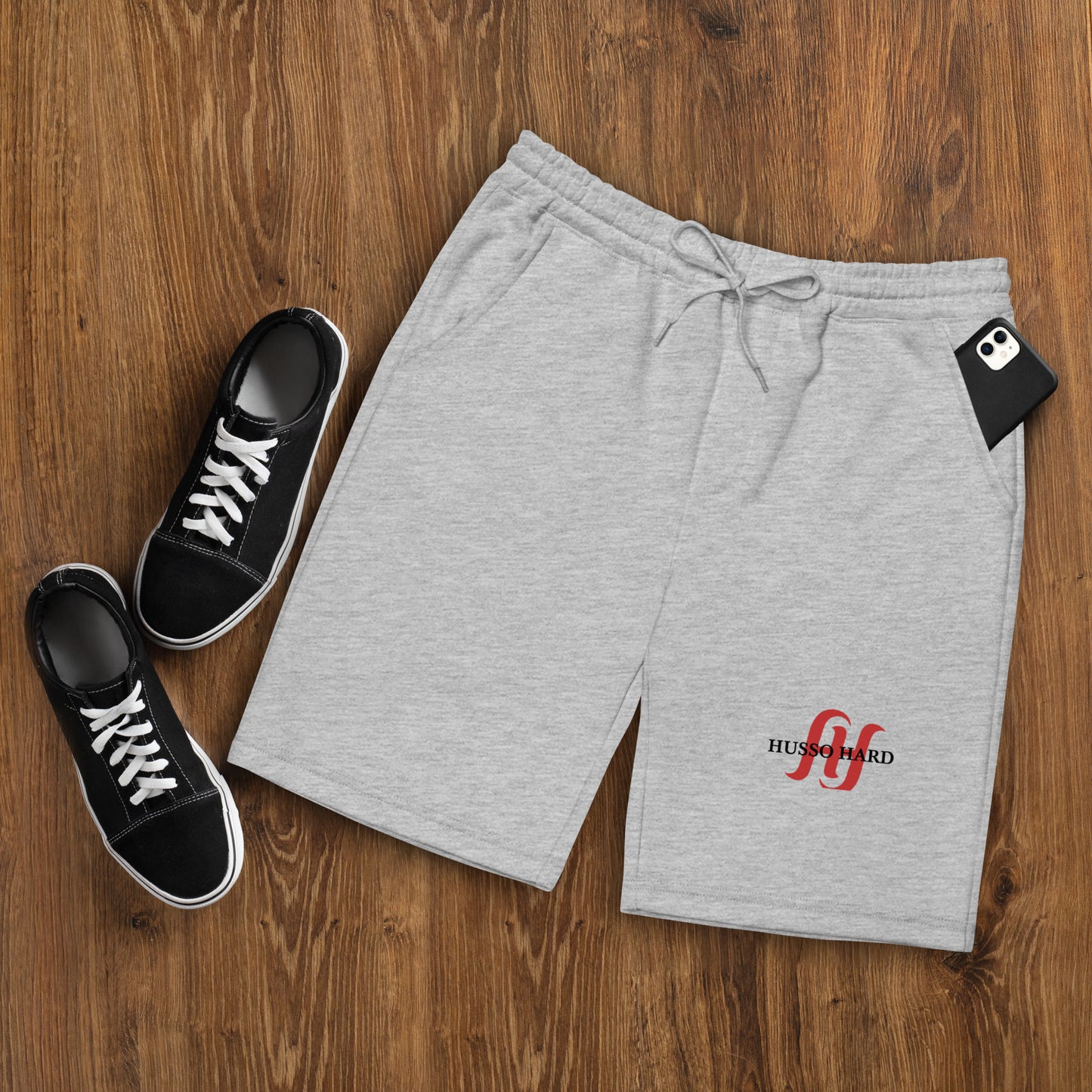 Men fleece shorts