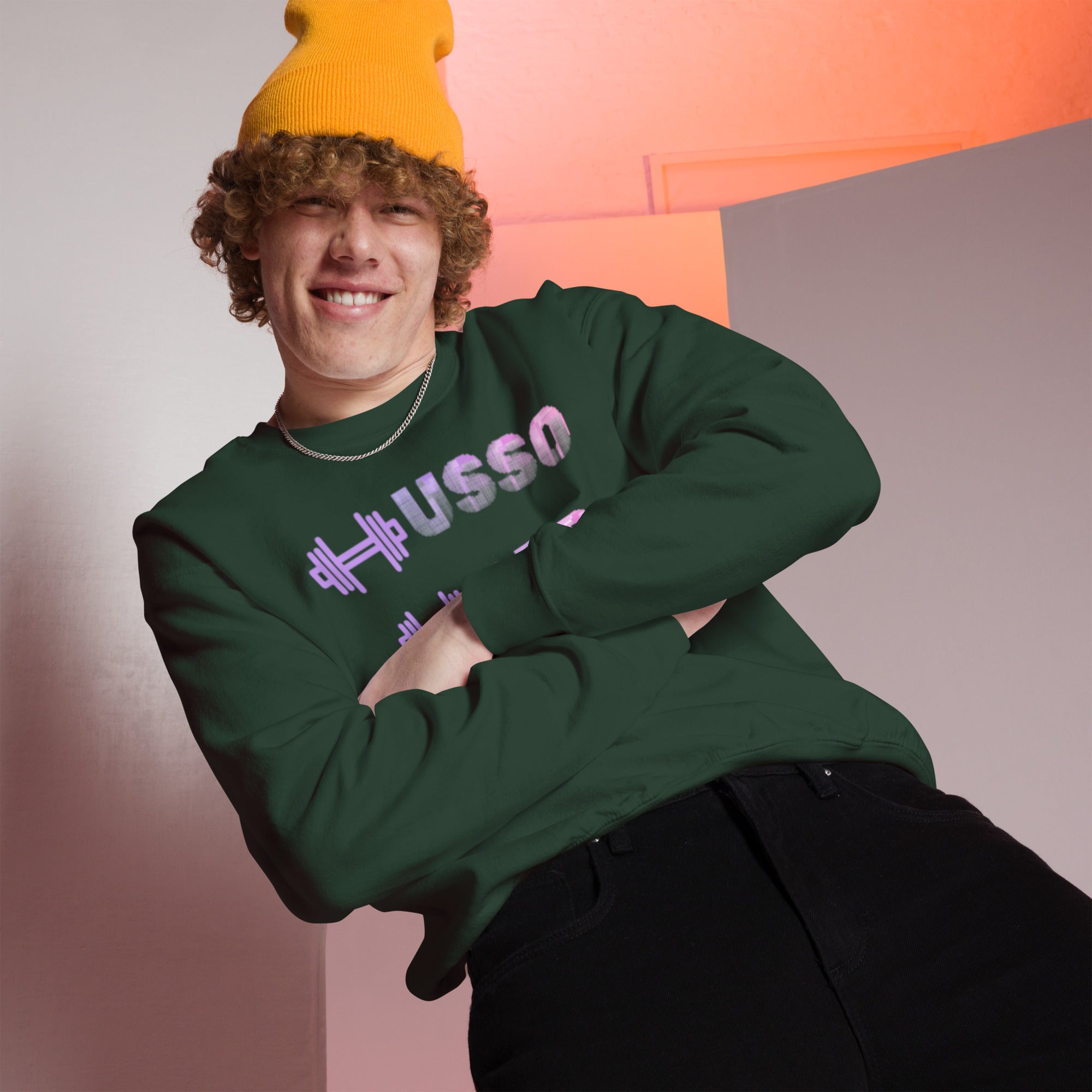 Men's Heavyweight Sweatshirt: Sturdy and Warm | Husso Hard