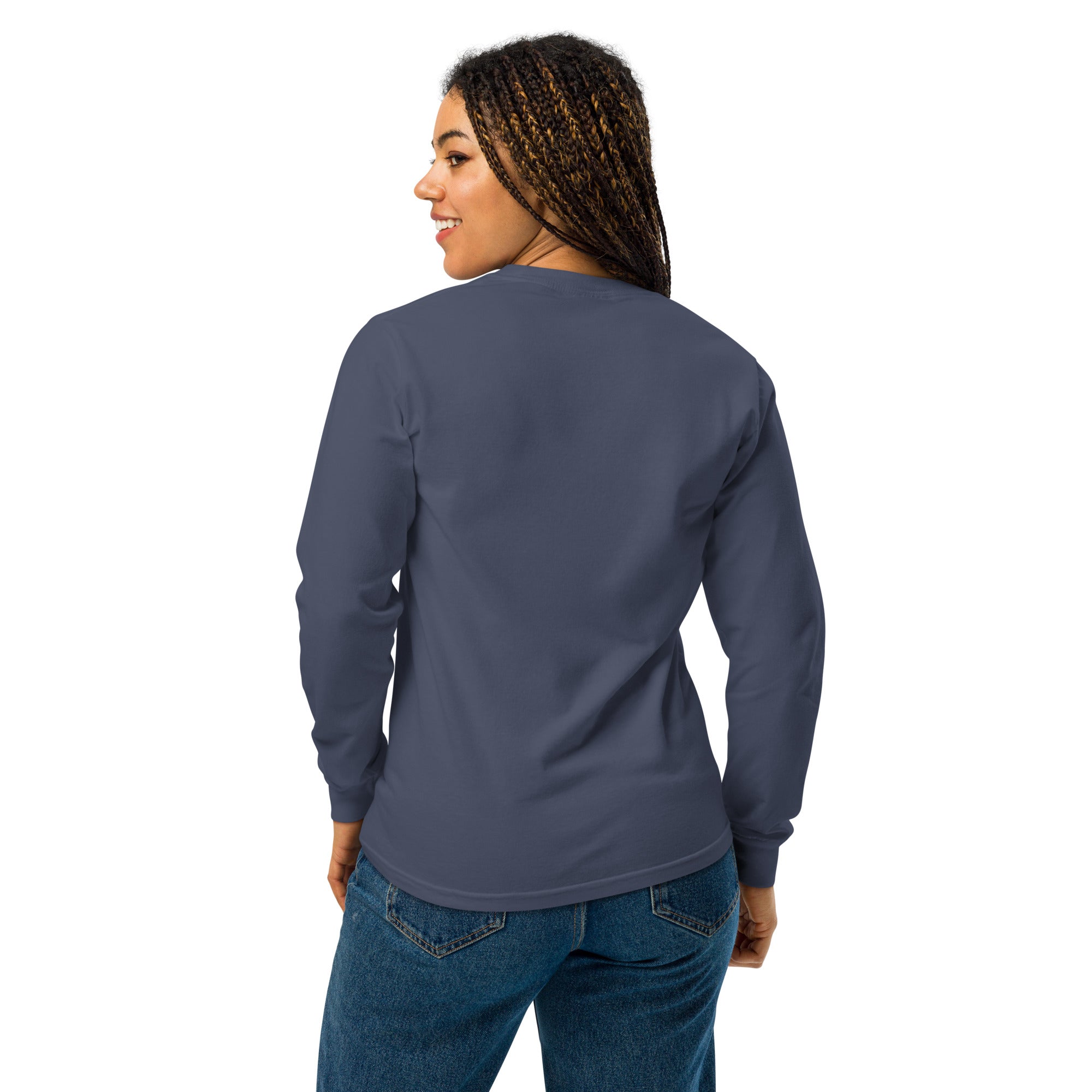 Women's Long-Sleeve Shirt | Garment-Dyed Shirt | Husso Hard