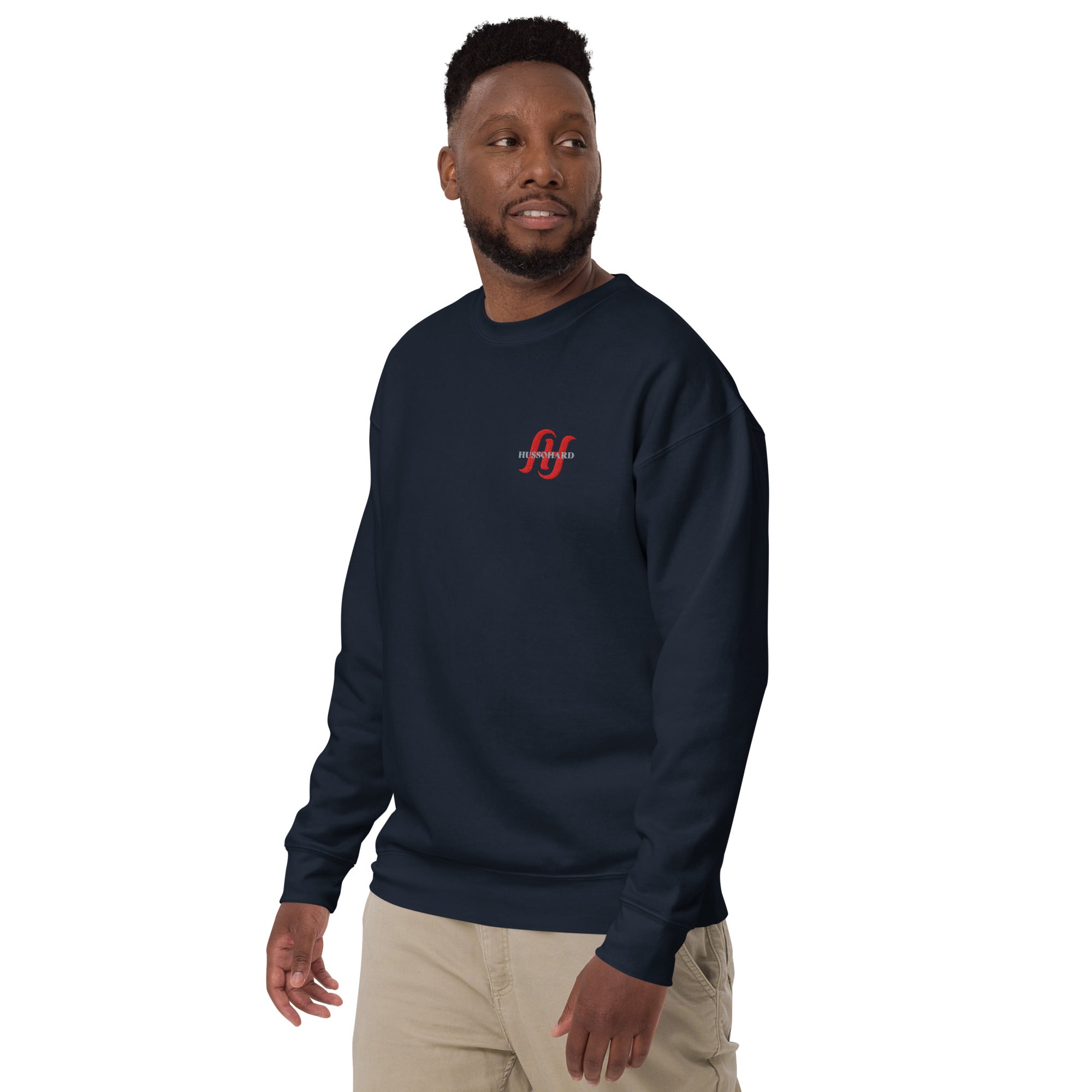 Men's Premium Sweatshirt: Crewneck Sweatshirt | Husso Hard