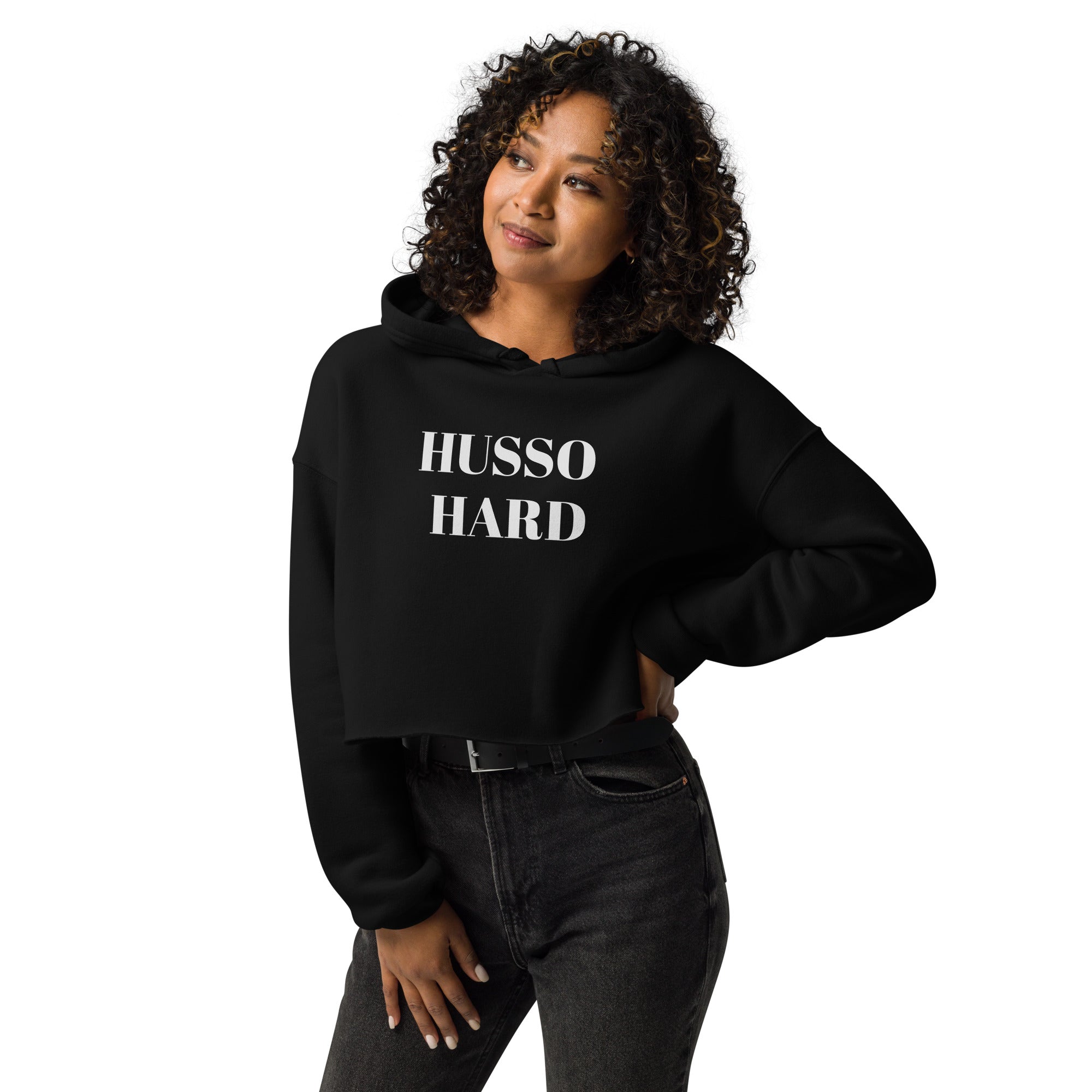 Women's Crop Hoodie: Crop Top Hoodie | Husso Hard