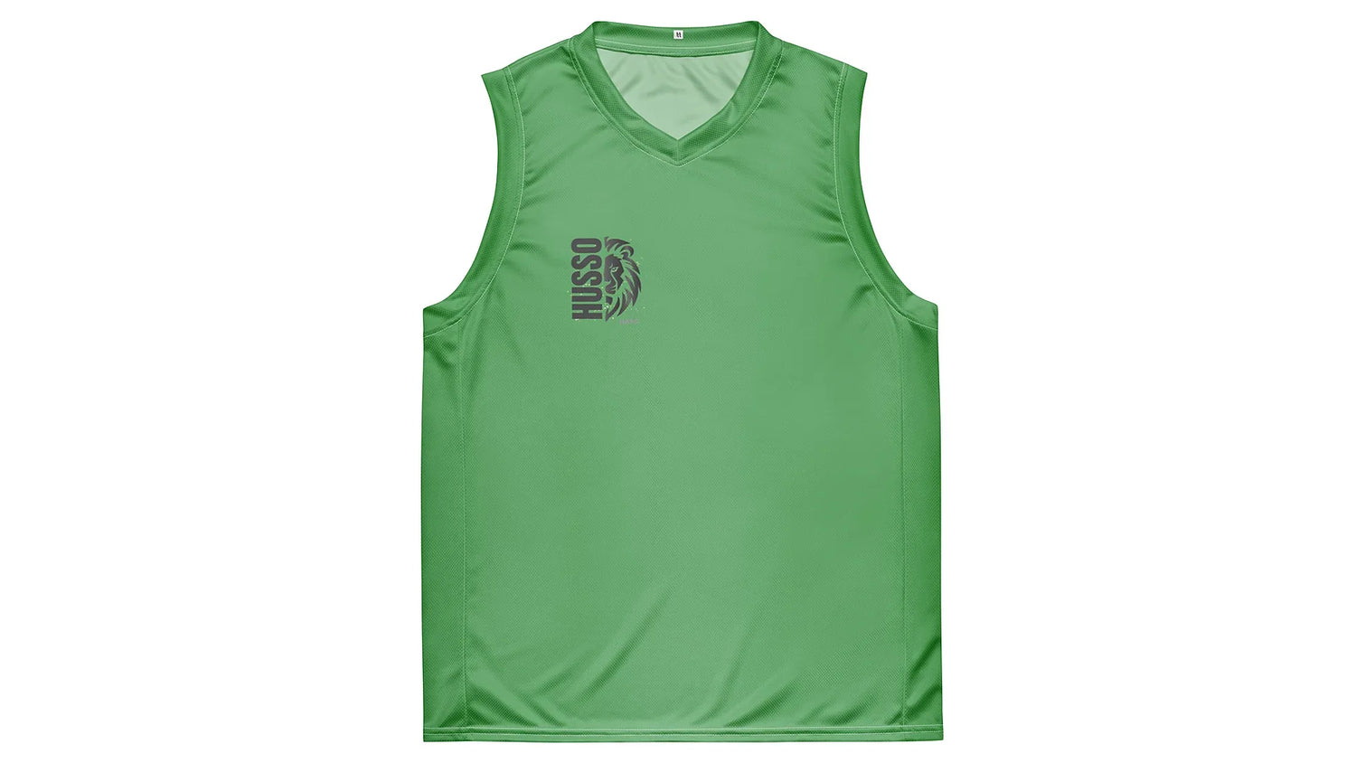 Husso Hard green men’s sleeveless basketball jersey for athletic streetwear 