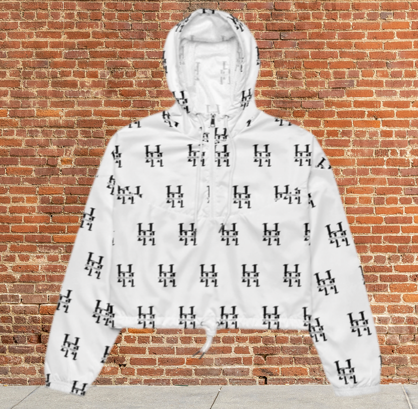 Women's Crop Windbreaker Jacket | Windproof & Stylish zip up | Lightweight Activewear | Gym to Street Style(XS-2X) Husso Hard