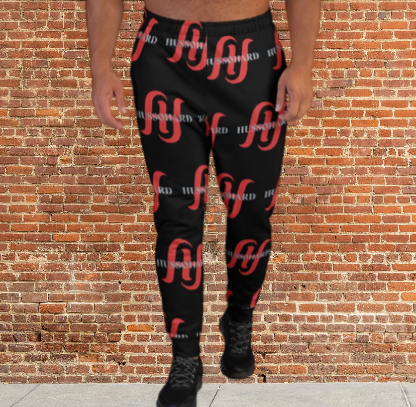 Soft Cotton Men's Joggers | Everyday Comfort(XS-3X)Cuffed Fit Husso Loud Wear it Proud