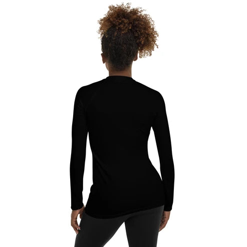 Women’s Long-Sleeve Rash Guard – Curved HH Logo (XS–3XL)