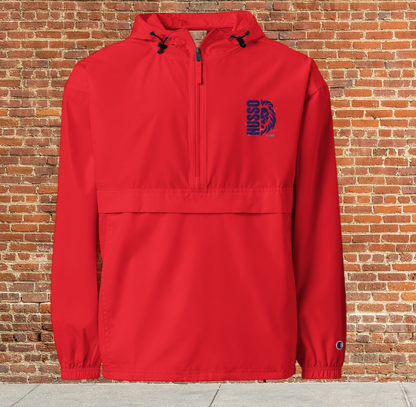 Men's Athletic Champion Windbreaker Jacket | Rain or Run Active and Streetwear keep you ready | Lightweight Comfortable & Breathable (S-2X) Husso Hard Performance wear