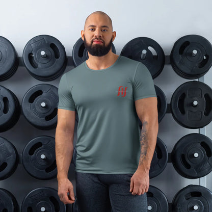 Men's Spandex Athletic Shirt | Sweat-Absorbent & Breathable Fit(XS-3X) Husso Hard
