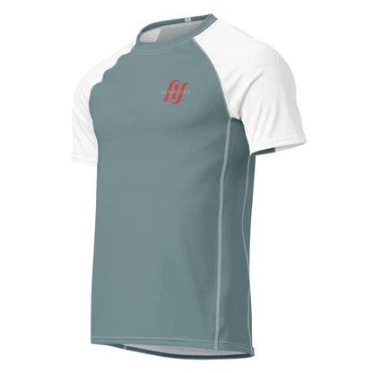 Compression Rash Guard Short Sleeve | Breathable Quick-Dry UV Protection | Train & Swim Ready(XS-6X) Husso Hard Performance wear