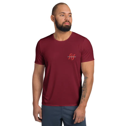 Men's Spandex Athletic Shirt | Sweat-Absorbent & Breathable Fit(XS-3X) Husso Hard