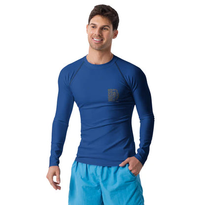 Men's Swim Shirt | Surf Rash Guard Long sleeve | Protect from sunburn, wind, sand, or other elements | Husso Hard