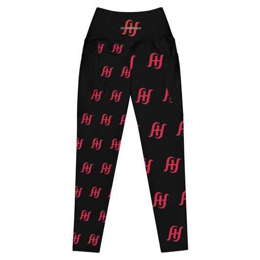 Leggings with pockets Women(2XS-6X) Comfortable, true to fit |Husso Hard