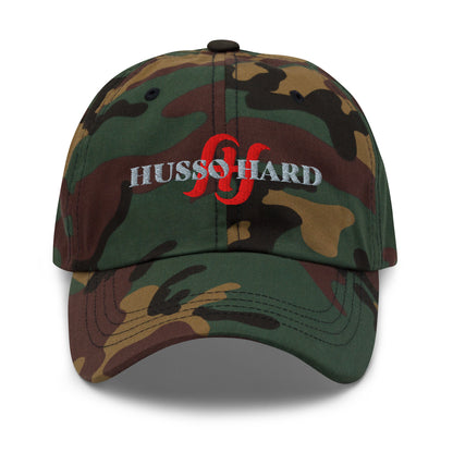 Husso Hard red H Dad hat