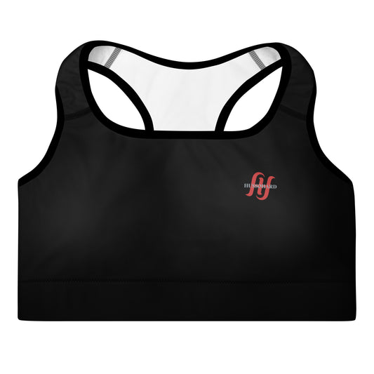 Women Padded Sports Bra | Comfortable fit & great support |(XS-2X) sweat absorbable Husso Hard Performance wear