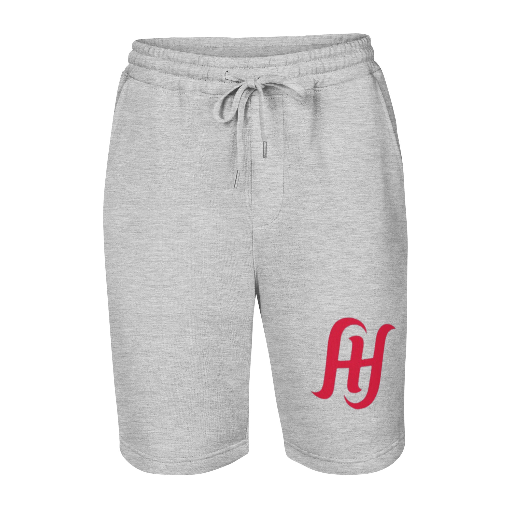 Men Husso Hard red H fleece shorts