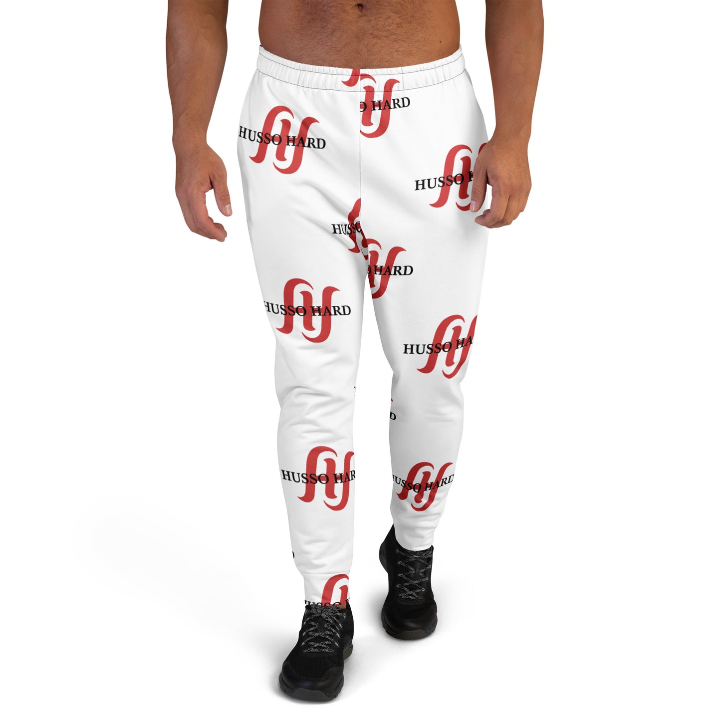 Soft Cotton Men's Joggers | Everyday Comfort(XS-3X)Cuffed Fit Husso Loud Wear it Proud