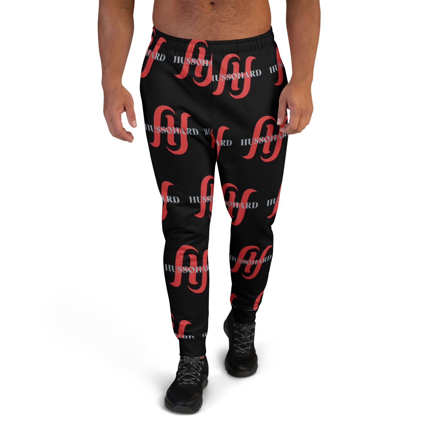 Soft Cotton Men's Joggers | Everyday Comfort(XS-3X)Cuffed Fit Husso Loud Wear it Proud