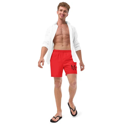 Men’s Quick-Dry Swim Trunks with HH Logo (2XS–6XL)