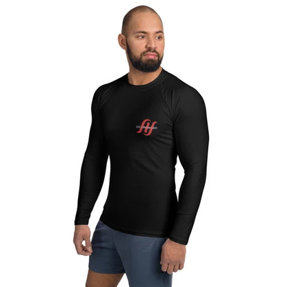 Men’s Red HH Logo Long-Sleeve Rash Guard (XS–3XL)