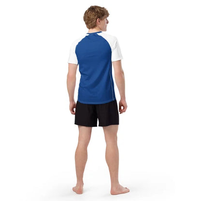 Men’s Red HH Short-Sleeve Compression Rash Guard (2XS–6XL)
