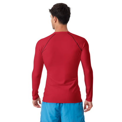 Men’s Lion Graphic Long-Sleeve Rash Guard (XS–3XL)