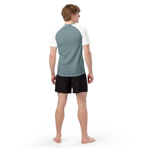 Men’s Red HH Short-Sleeve Compression Rash Guard (2XS–6XL)