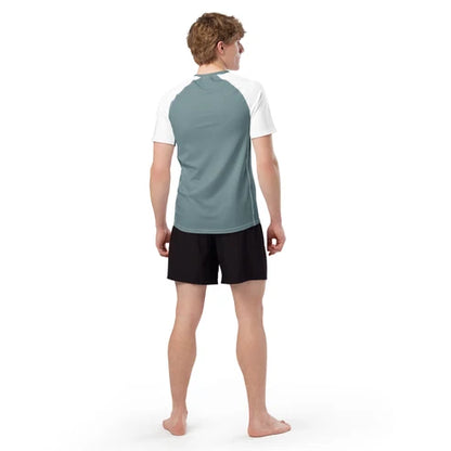 Men’s Red HH Short-Sleeve Compression Rash Guard (2XS–6XL)