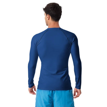 Men’s Lion Graphic Long-Sleeve Rash Guard (XS–3XL)