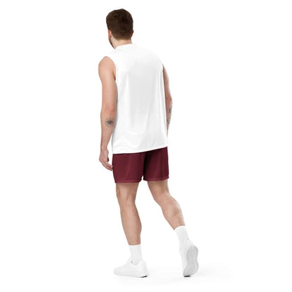 Husso Hard Men Red HH Logo Mesh Shorts (2XS–6XL)