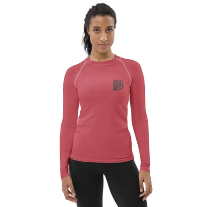 Women’s Surf Rash Guard – Husso Hard Lion Logo (XS–3XL)