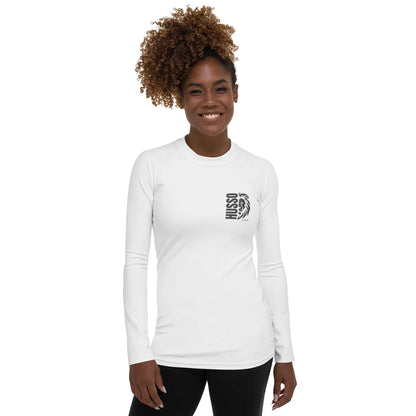 Women’s Surf Rash Guard – Husso Hard Lion Logo (XS–3XL)