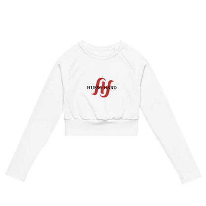 Long sleeve athletic crop top | Comfortable Workout & streetwear | supportive stylist fit(XS-6X) | Husso Hard Performance wear