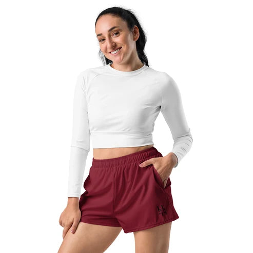 Women’s Black HH Logo Athletic Shorts – Quick-Dry (XS–3XL)