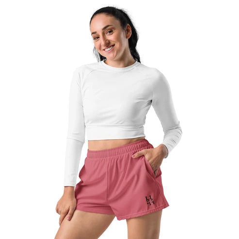 Women’s Black HH Logo Athletic Shorts – Quick-Dry (XS–3XL)