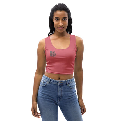 Women’s HUSSO Logo Sleeveless Athletic Crop Top (XS–XL)