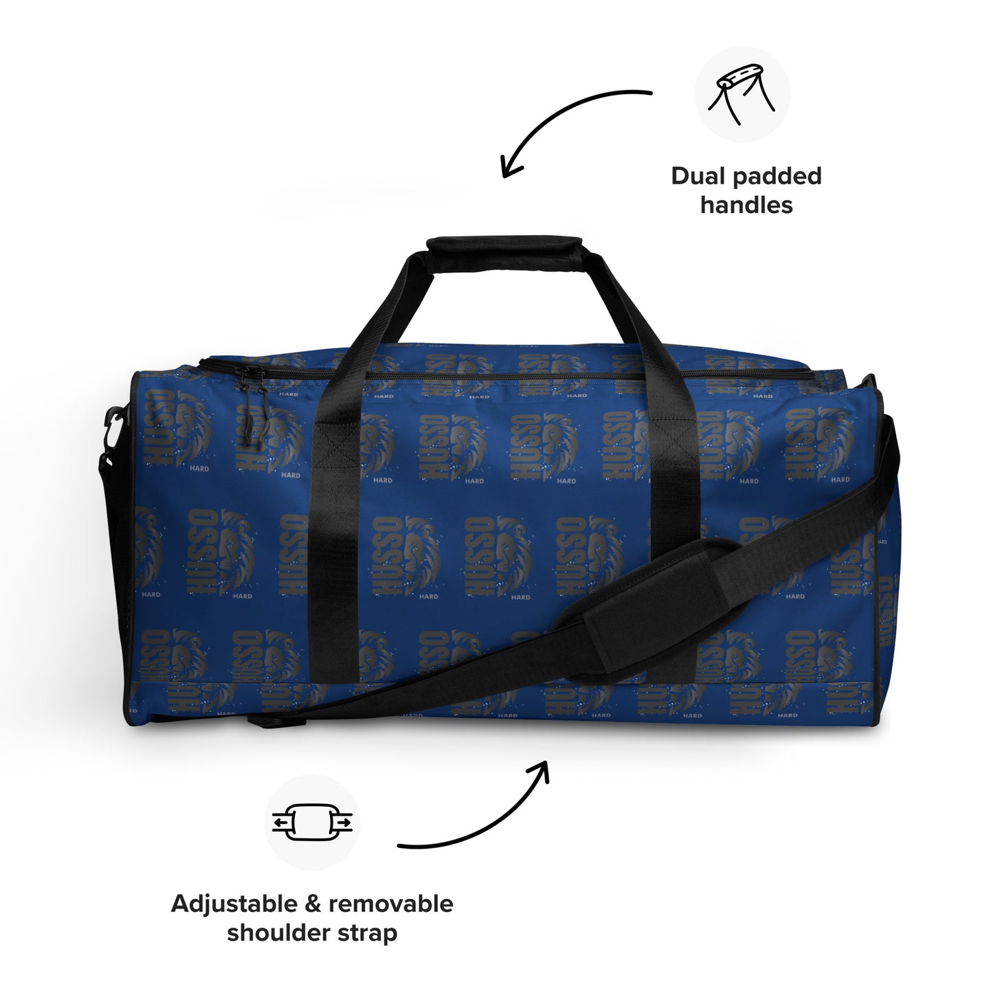 Duffle Bag for Travel & Gym: Spacious Duffle Bag | Husso Hard