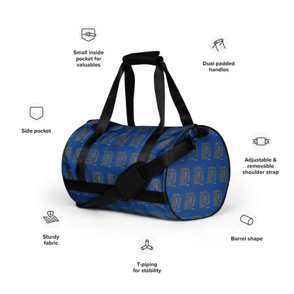 All Over Print Gym Bag | Small Gym Bag | Husso Hard
