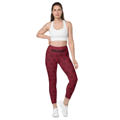 Women's Gym Leggings | Leggings with Pockets | Husso Hard