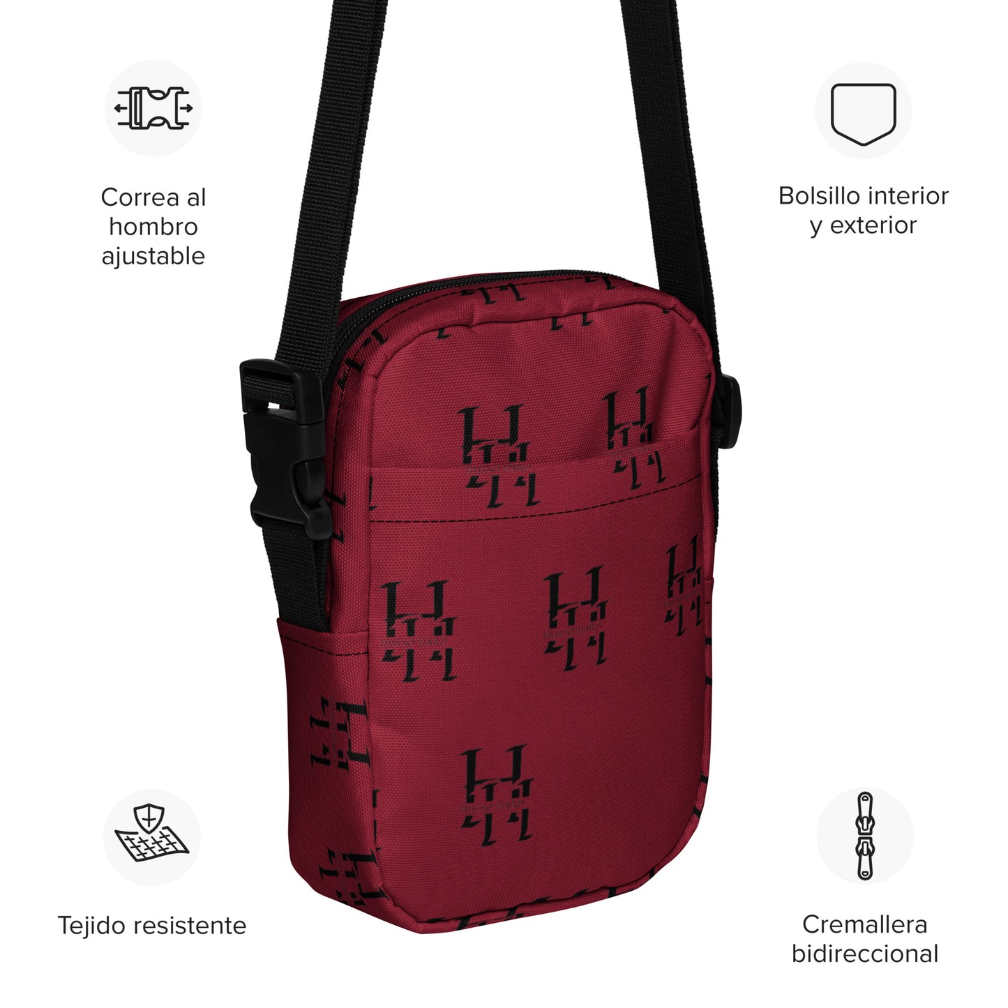 Utility Crossbody Bag: Adjustable Straps | Husso Hard