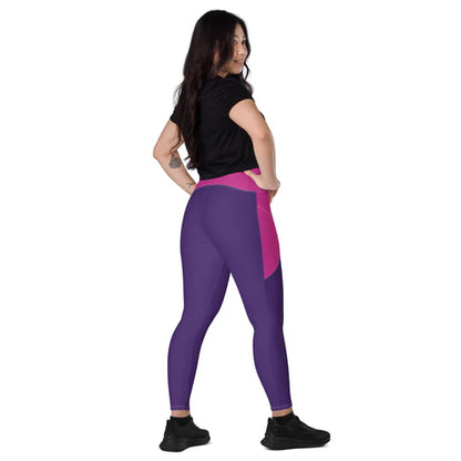 Women’s Half-Face Lion Pocket Leggings (2XS–6X)