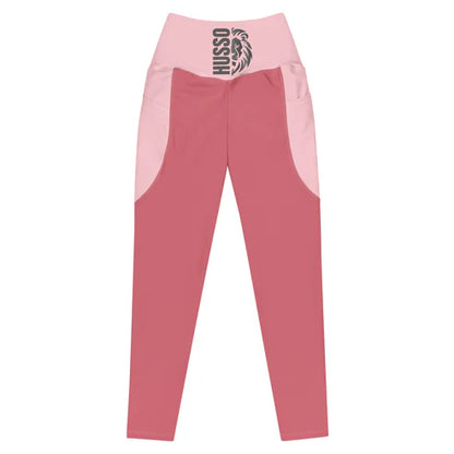 Women’s Half-Face Lion Pocket Leggings (2XS–6X)