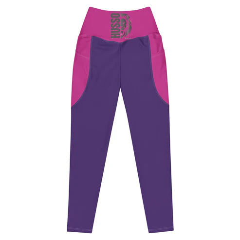 Women’s Half-Face Lion Pocket Leggings (2XS–6X)
