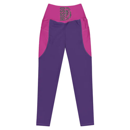 Women’s Half-Face Lion Pocket Leggings (2XS–6X)