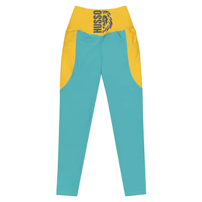 Women’s Half-Face Lion Pocket Leggings (2XS–6X)