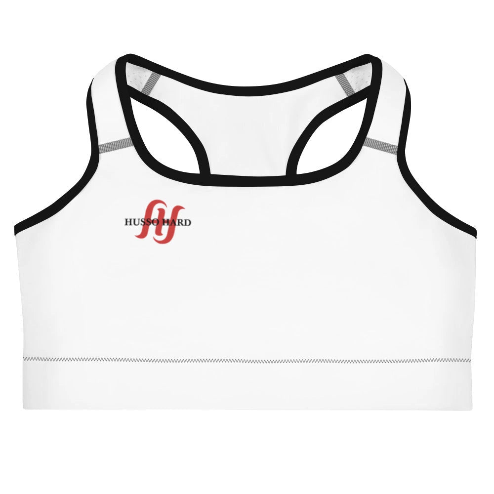 Women’s Minimal Logo Padded Sports Bra (XS–2XL)