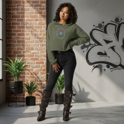 Women's Crop Top Hoodie | Soft, Stylish & Everyday Comfort | Lightweight Trendy Streetwear look(XS-2X)Husso Hard Wear it proud