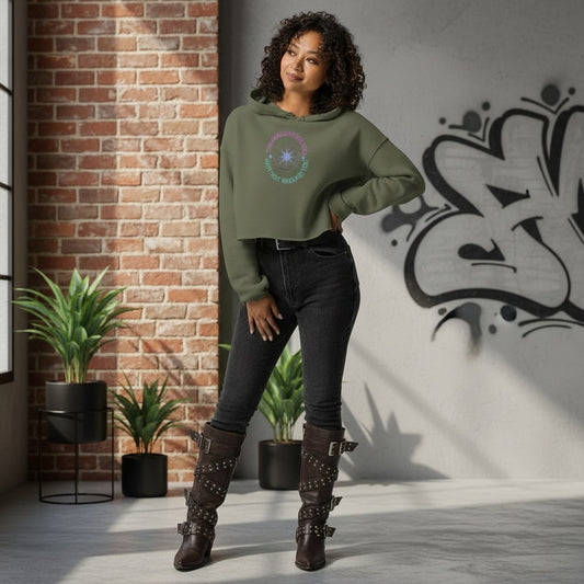Women's Crop Top Hoodie | Soft, Stylish & Everyday Comfort | Lightweight Trendy Streetwear look(XS-2X)Husso Hard Wear it proud