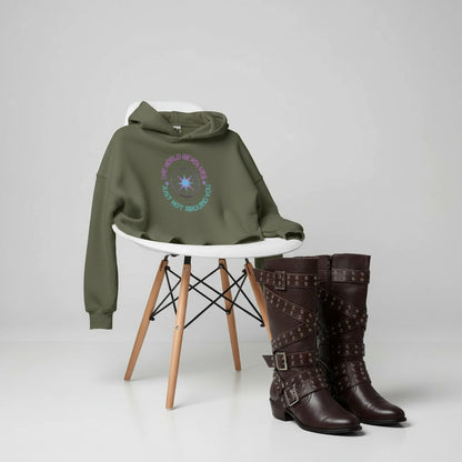 Women's Crop Top Hoodie | Soft, Stylish & Everyday Comfort | Lightweight Trendy Streetwear look(XS-2X)Husso Hard Wear it proud